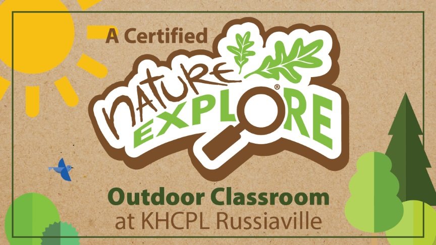 A certified nature explore outdoor classroom