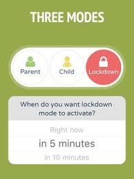 Three modes-parent, child, lockdown