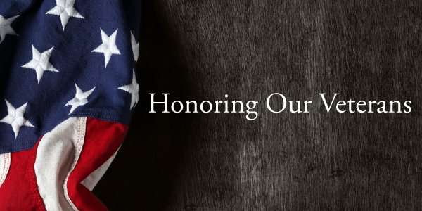 Honoring Veterans Banner