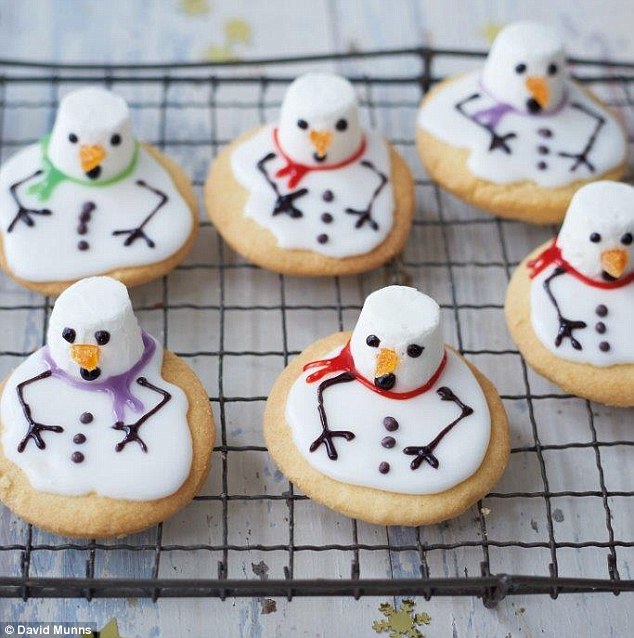 snowmen cookies